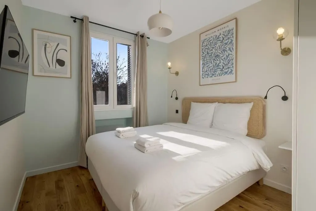 21.appart 4pers#1 Bedroom #pere Lachaise #nation Lägenhet Paris